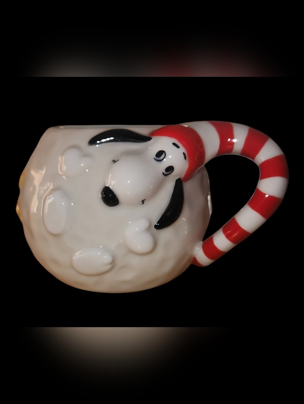 Hallmark Peanuts Snoopy and Woodstock Holiday Snowball Mug